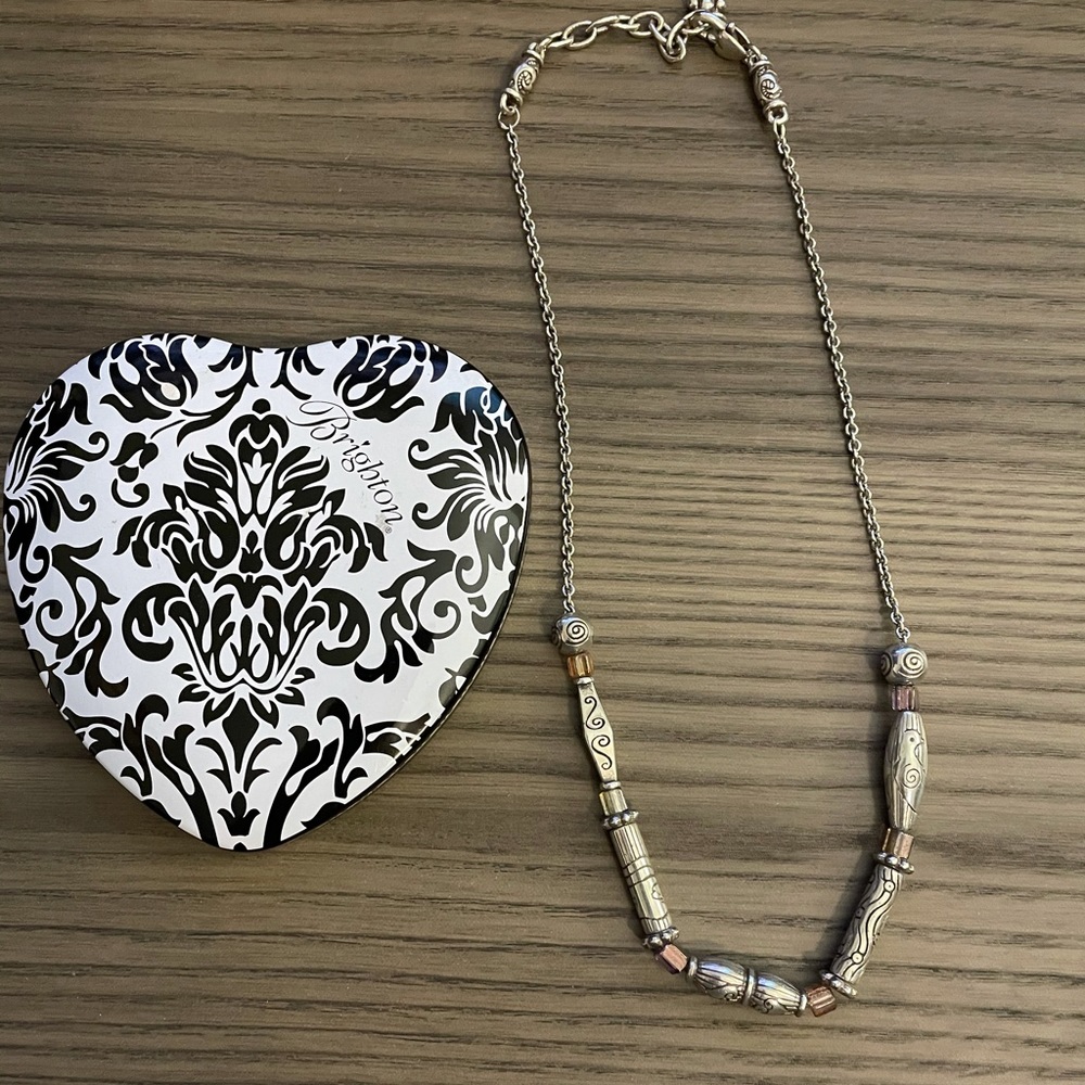 Brighton Silver Detailed Necklace